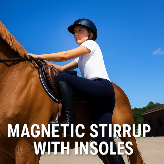 🧲 Magnetischer Steigbügel mit Einlegesohlen | Keine Spezialstiefel erforderlich