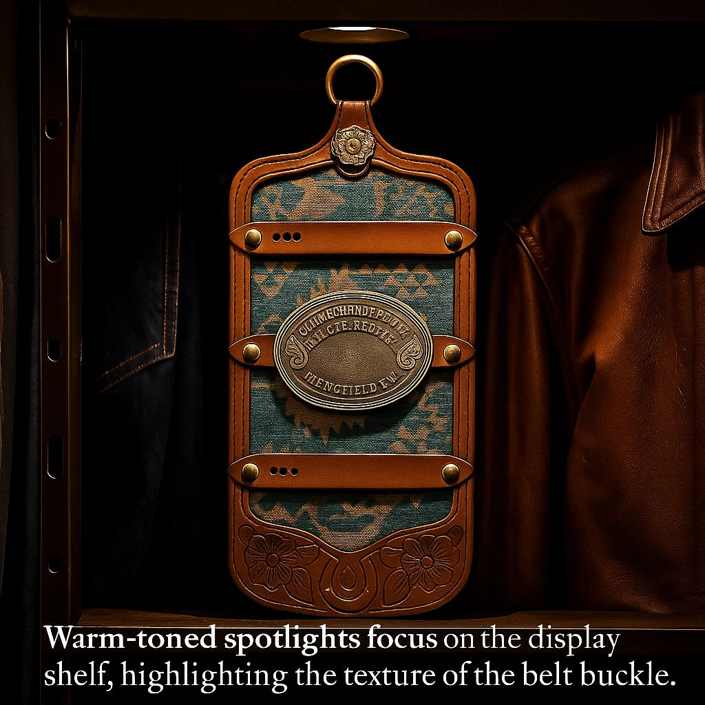 Cowhide Buckle Holder