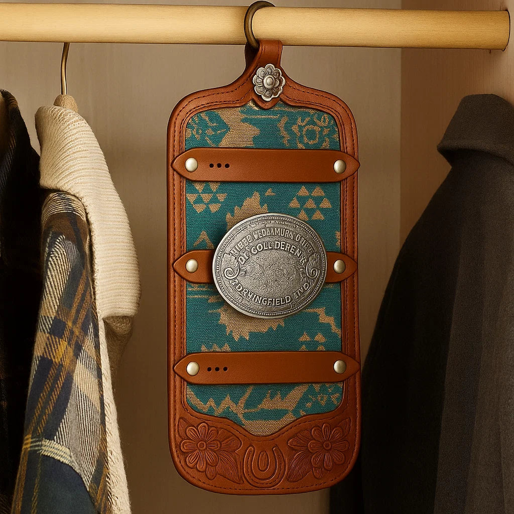 Cowhide Buckle Holder