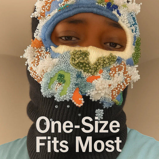 🧣 Hand Embroidered Balaclava