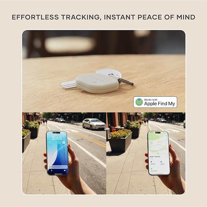 🔑Schlüsselanhänger & Gepäckanhänger, kabellos, wiederaufladbar, Ortungs-Tracker
