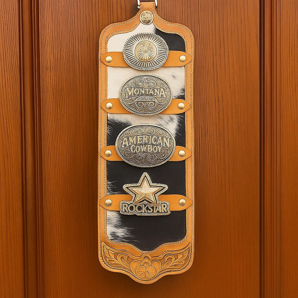 Cowhide Buckle Holder