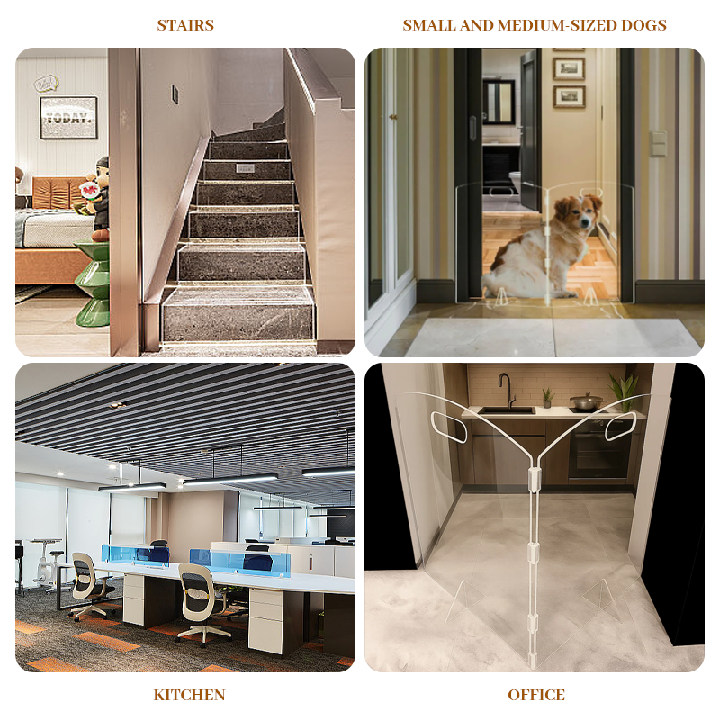 🛡️Transparentes Acryl-Haustiergitter