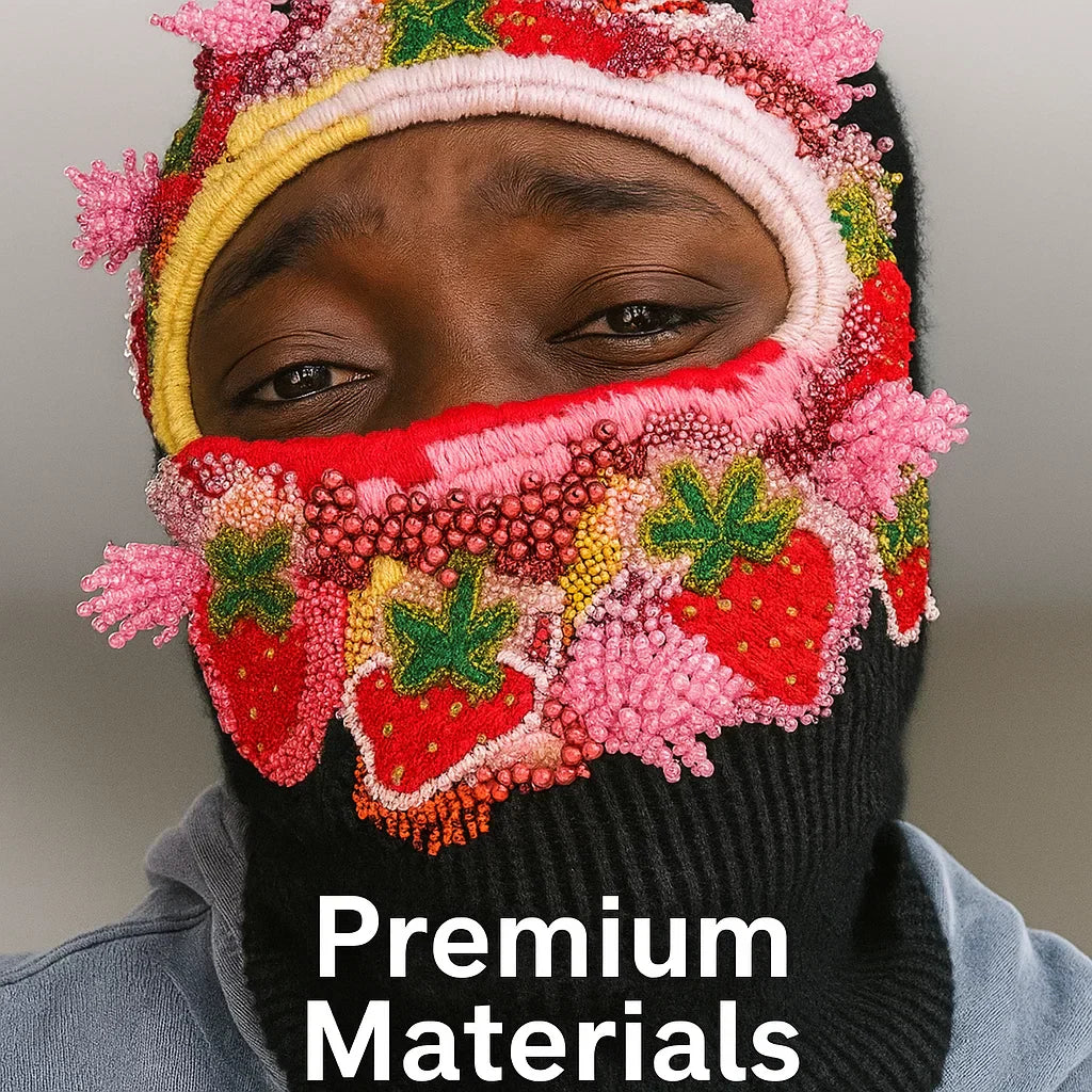 🧣 Hand Embroidered Balaclava