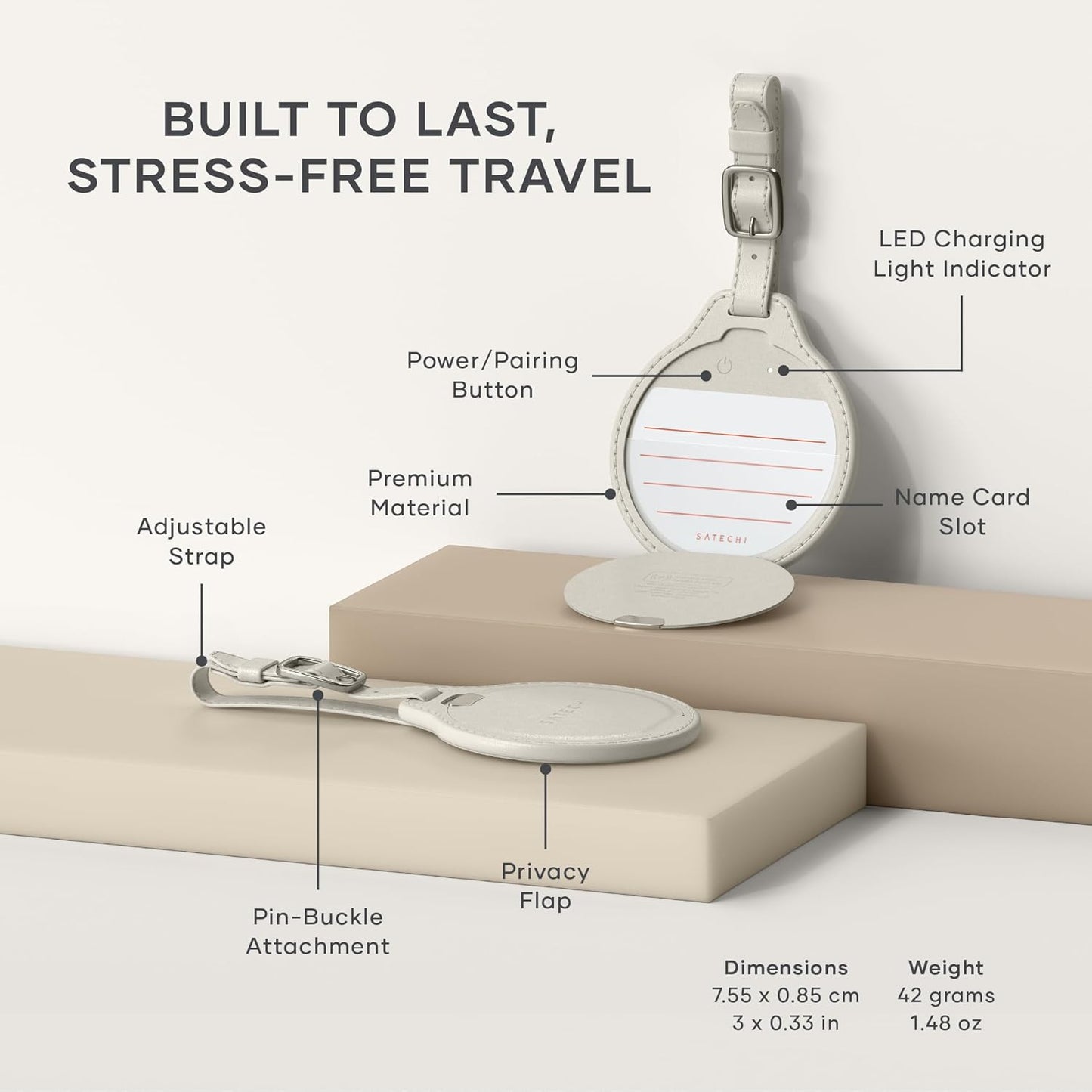 🔑Schlüsselanhänger & Gepäckanhänger, kabellos, wiederaufladbar, Ortungs-Tracker