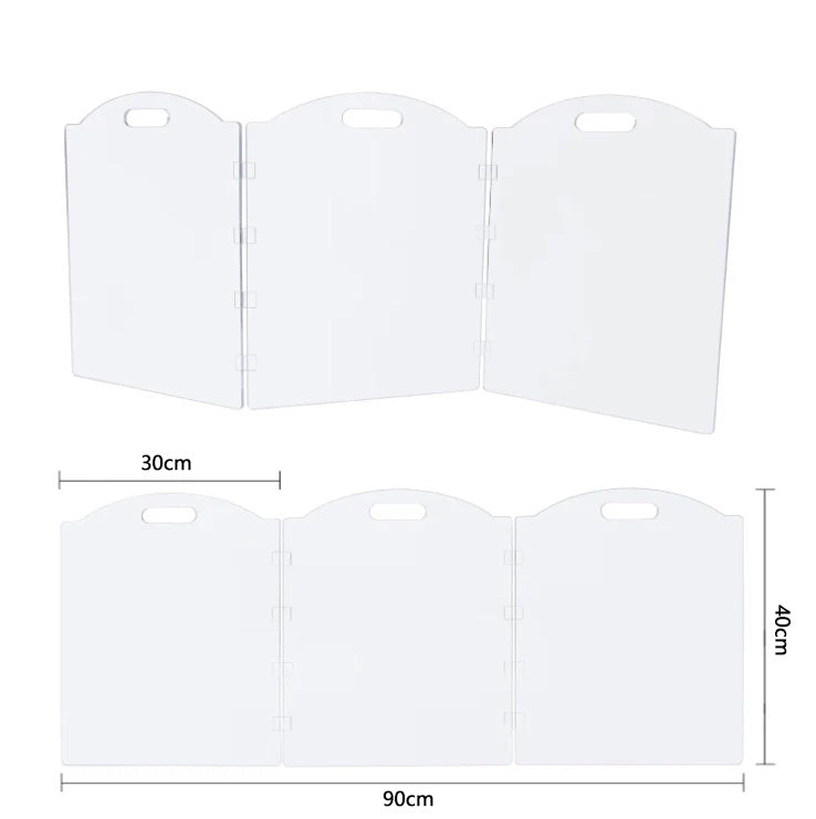 🛡️Transparentes Acryl-Haustiergitter